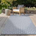Arabian Nights Grey and White Outdoor Rug