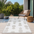 Tropic Grey and Light Grey Outdoor Rug