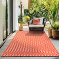 Arabian Nights Orange Outdoor Rug
