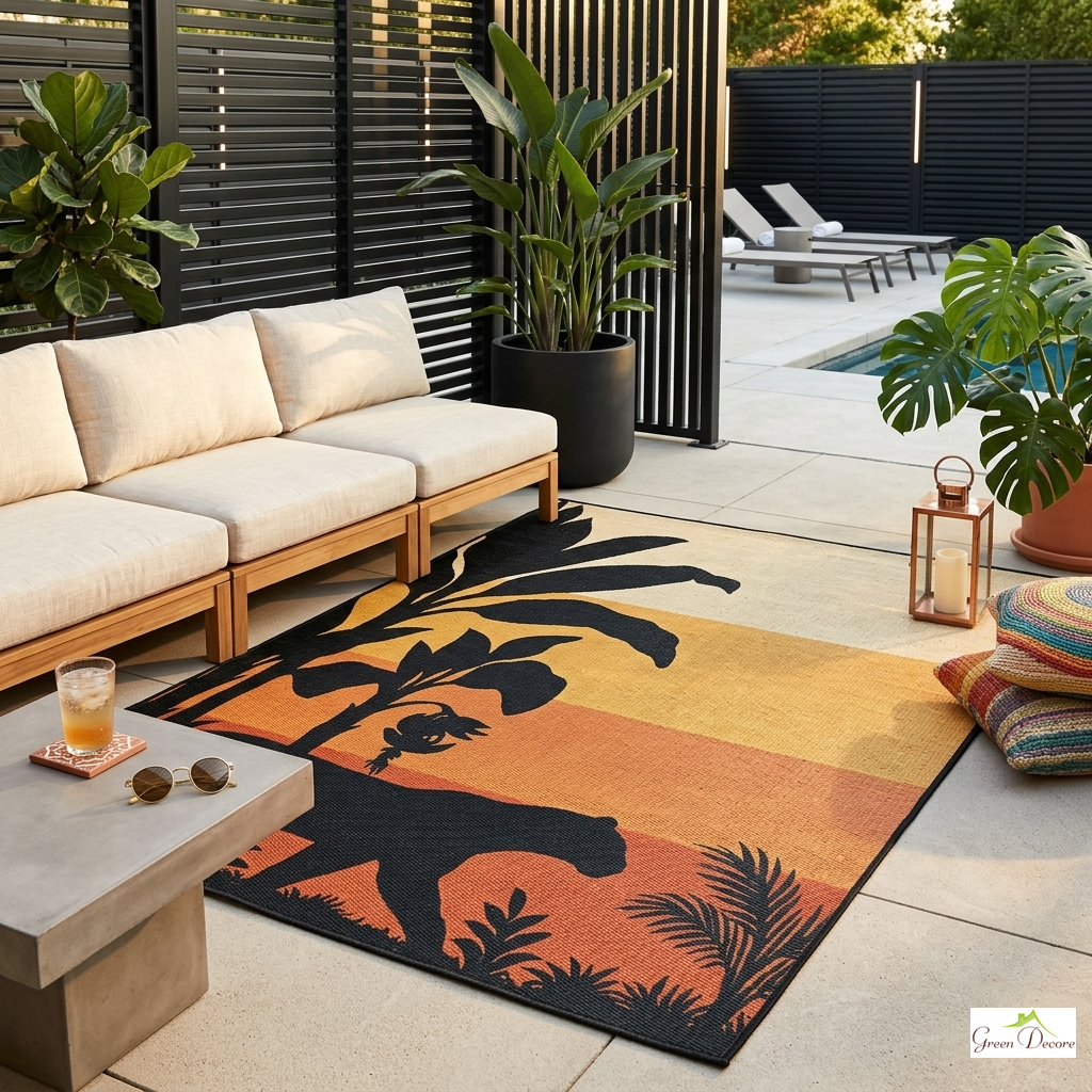 Wildora Multicolour Outdoor Rug