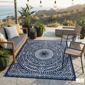Colora Black and White Outdoor Rug